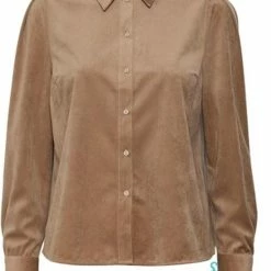 Vero Moda Blouse Vmida Ls Corduroy Shirt Wvn 10273371 Silver Mink Dames Maat - L -Dameskleding Verkoop 550x734 2