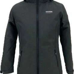 Nordberg Olla Winterjas - Dames - Softshell - Zwart Melange - Maat M