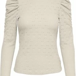 ONLY ONLROSALINE L/S HIGHNECK PUFF TOP JRS Dames T-Shirt - Maat XL