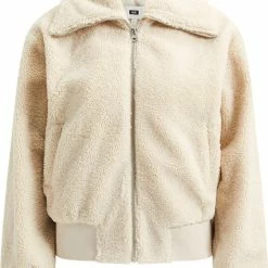 WE Fashion Dames Teddy Bomberjack