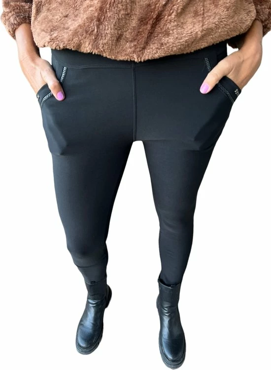 Merkloos Yu&me Legging/broek Zwart Maat M/L 1 Merkloos Yu&me Legging/broek Zwart Maat M/L