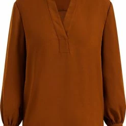 WE Fashion Dames Blouse Met V-hals