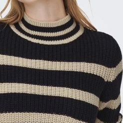 JDY JDYJUSTY EVA L/S STRIPE PULLOVER KNT Dames Trui - Maat L -Dameskleding Verkoop 550x752