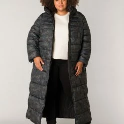 YESTA Winter Outerwear Winterjas - Black/Multi-Colour - Maat 1(48) -Dameskleding Verkoop 550x753 12