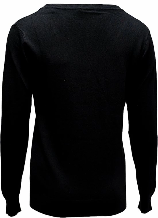 Guess Pascale VN LS Dames Sweater - Zwart - Maat M 2 Guess Pascale VN LS Dames Sweater - Zwart - Maat M - Afbeelding 2