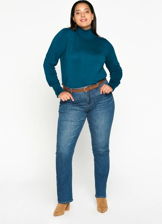 LOLALIZA Rechte Jeans - Blauw - Maat 42 2 LOLALIZA Rechte Jeans - Blauw - Maat 42 - Afbeelding 2
