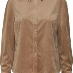 Vero Moda Blouse Vmida Ls Corduroy Shirt Wvn 10273371 Silver Mink Dames Maat - L