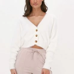 Colourful Rebel Aurora Cropped Trui Wit Dames - Basic Fit - Katoen - L/XL 19 Colourful Rebel Aurora Cropped Trui Wit Dames - Basic Fit - Katoen - L/XL -Dameskleding Verkoop 550x763 4