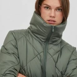 Vila Jas Viadaya New Quilt Jacket/su - Noos 14074434 Laurel Wreath Dames Maat - 44 -Dameskleding Verkoop 550x764