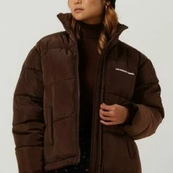 Colourful Rebel Fiona Jas Bruin Dames - Polyester - S 19 Colourful Rebel Fiona Jas Bruin Dames - Polyester - S -Dameskleding Verkoop 550x769 5