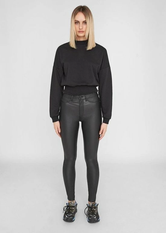 Noisy May NMCALLIE HW SKINNY COATED PANTS NOOS 4 Noisy May NMCALLIE HW SKINNY COATED PANTS NOOS - Afbeelding 4