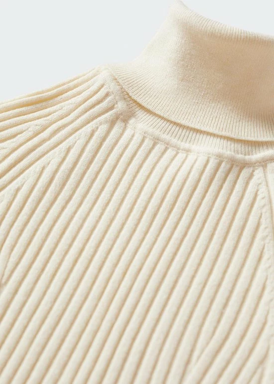 Mango Trui Geribde Coltrui 37007750 05 Dames Maat - M 7 Mango Trui Geribde Coltrui 37007750 05 Dames Maat - M - Afbeelding 7