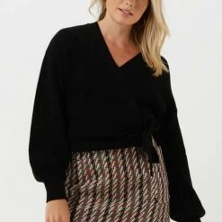 OBJECT COLLECTORS ITEM OBJMALENA L/S WRAP CARDIGAN NOOS Dames Vest - Maat XL -Dameskleding Verkoop 550x774 6