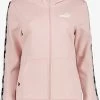 Puma Power Tape Dames Sweatvest - Roze - Maat L
