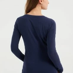 WE Fashion Dames Biologisch Katoen Shirt - Maat L -Dameskleding Verkoop 550x775 7