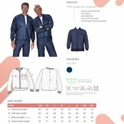 T'RIFFIC SOLID Thermo Jack 100% Polyamide Marine - Maat 4XL -Dameskleding Verkoop 550x778 4