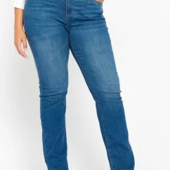 LOLALIZA Rechte Jeans - Blauw - Maat 42 11 LOLALIZA Rechte Jeans - Blauw - Maat 42 -Dameskleding Verkoop 550x780 10