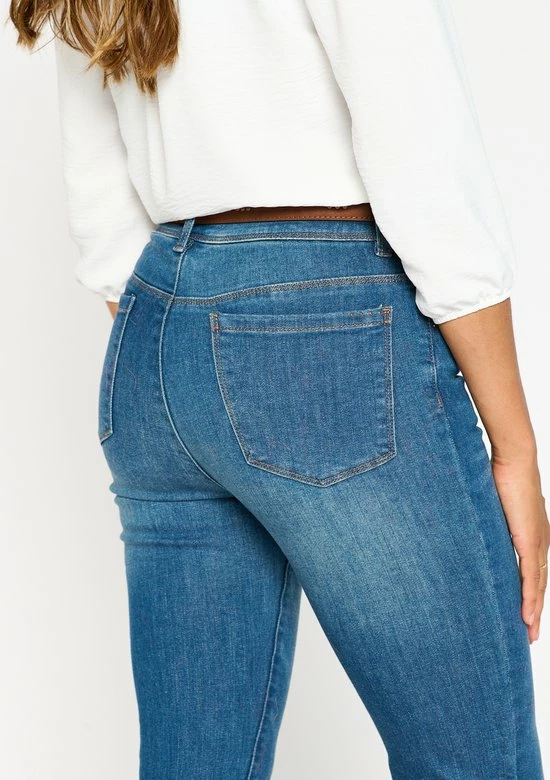 LOLALIZA Rechte Jeans - Blauw - Maat 42 6 LOLALIZA Rechte Jeans - Blauw - Maat 42 - Afbeelding 6