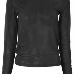 NOISY MAY NMJUDITH L/S MESH TOP BG NOOS Dames T-shirts - Maat L