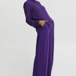 Ichi IHKATE SUS OFFICE WIDE PA Dames Broek - Maat M -Dameskleding Verkoop 550x785 45