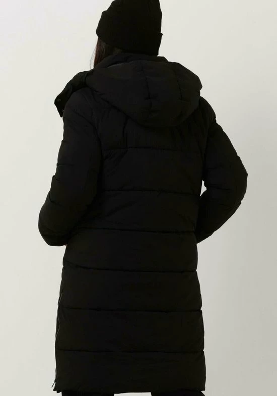 Calvin Klein Monologo Mw Long Puffer Jassen - Zwart 3 Calvin Klein Monologo Mw Long Puffer Jassen - Zwart - Afbeelding 3