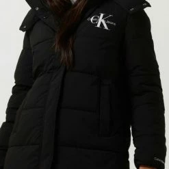 Calvin Klein Monologo Mw Long Puffer Jassen - Zwart 8 Calvin Klein Monologo Mw Long Puffer Jassen - Zwart -Dameskleding Verkoop 550x785 72
