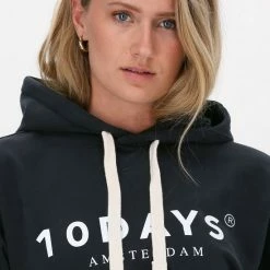 10days The Hoodie Truien & Vesten - Donkerblauw -Dameskleding Verkoop 550x785 9