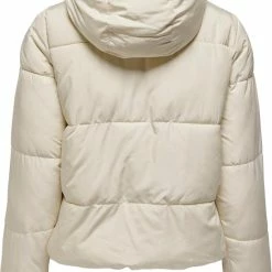 Jacqueline De Yong Jas Jdynewerica Short Hood Jacket Otw N 15213950 Whitecapgray/silver Zip Dames Maat - XS -Dameskleding Verkoop 550x786 5