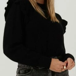 OBJECT OBJMALENA L/S RUFFLE PULLOVER NOOS Dames Trui - Maat XS -Dameskleding Verkoop 550x787 3