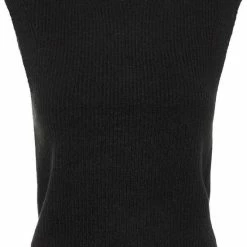 Pieces Dames Top - Gebreide Spencer - Zwart - Maat XS