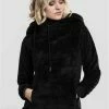 Urban Classics Hoodie/trui -M- Long Teddy Zwart