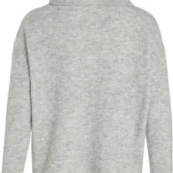 Vila Trui Vicilia Rollneck L/s Knit Top/su - 14074314 Light Grey Dames Maat - M -Dameskleding Verkoop 550x792 5