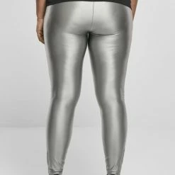 Urban Classics Legging -XL- Highwaist Shiny Metalic Zilverkleurig -Dameskleding Verkoop 550x793 4