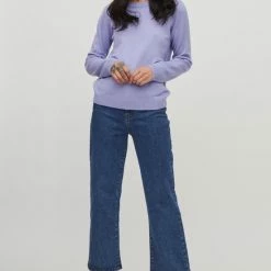 VILA VIRIL Ronde Hals L/S KNIT TOP - NOOS Dames Trui - Maat S -Dameskleding Verkoop 550x797 11