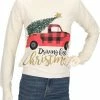 Apollo | Kersttrui Dames | Multi Beige | Maat L | Driving Home For Christmas | Kersttruien | Kerst | Foute Kersttrui