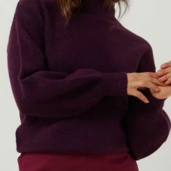 Ydence - Knitted Sweater Whitney - Paars - Maat M -Dameskleding Verkoop 550x798