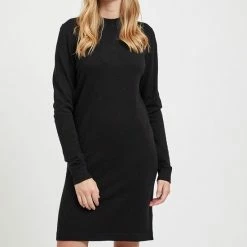 OBJECT COLLECTORS ITEM OBJTHESS L/S KNIT DRESS NOOS Dames Jurk - Maat XL -Dameskleding Verkoop 550x803
