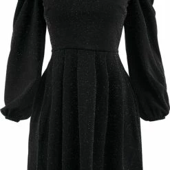 Sisters Point - Glitter Jurk Cato - Zwart Zilver - Maat M