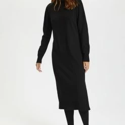 Saint Tropez MilaSZ Roll Neck Long Dress Dames Jurk - Maat M -Dameskleding Verkoop 550x809 7
