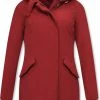 Gentile Bellini Winterjas Getailleerd Dames Met Capuchon - 280 - Rood