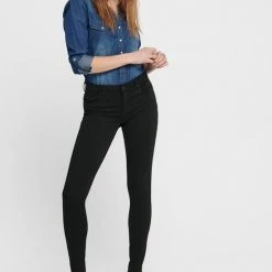ONLY ONLCARMEN LIFE REG SK BLK4E SOO796 NOOS Dames Jeans - Maat 3234 -Dameskleding Verkoop 550x815 6