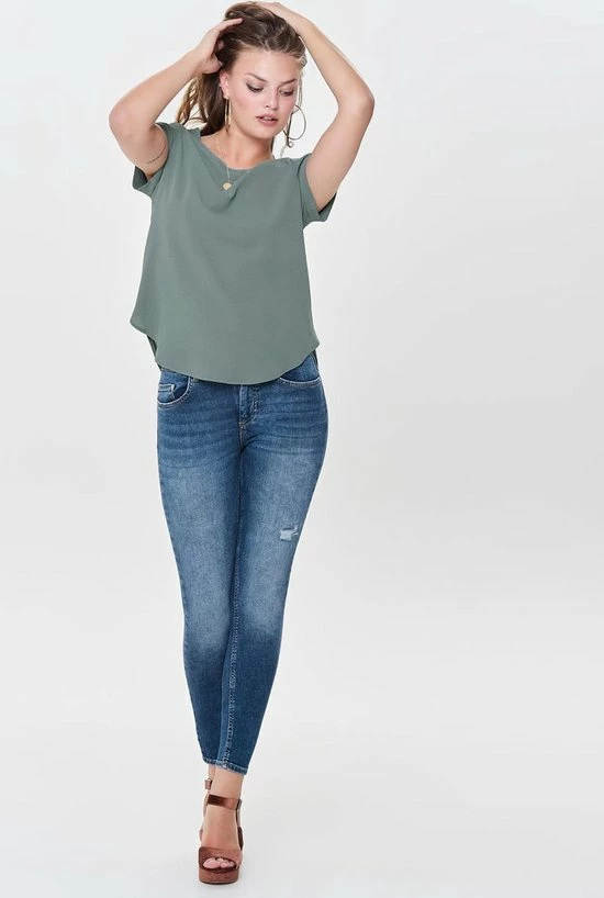 ONLY ONLVIC S/S SOLID TOP NOOS PTM Dames T-shirt - Maat 44 3 ONLY ONLVIC S/S SOLID TOP NOOS PTM Dames T-shirt - Maat 44 - Afbeelding 3