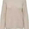 ONLY ONLCILA L/S MIX HIGHNECK PULLOVER CC KNT Dames Trui - Maat M