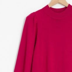 Sissy Boy Sissy-Boy - Roze Gebreide Jurk Met Pofmouwen 8 Sissy Boy Sissy-Boy - Roze Gebreide Jurk Met Pofmouwen -Dameskleding Verkoop 550x822 11