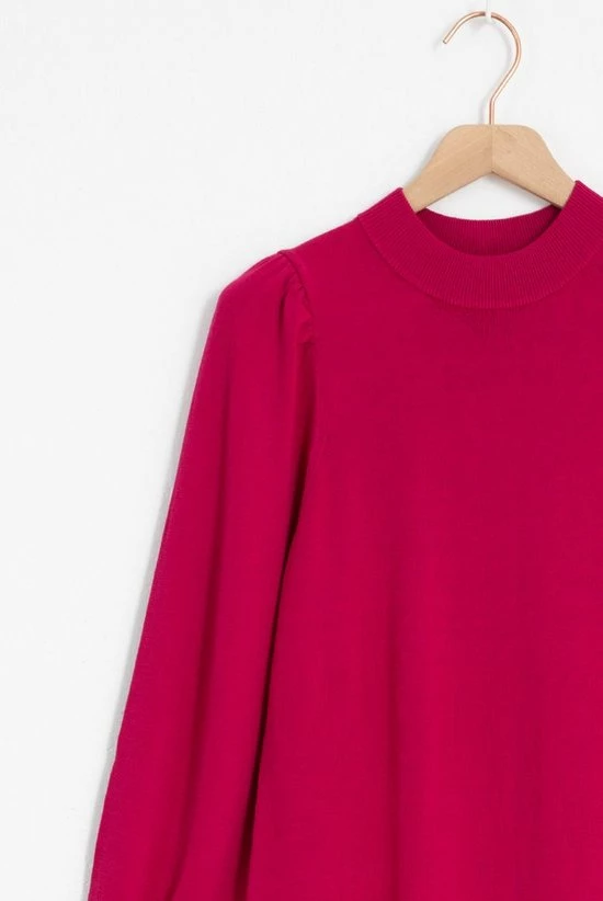 Sissy Boy Sissy-Boy - Roze Gebreide Jurk Met Pofmouwen 4 Sissy Boy Sissy-Boy - Roze Gebreide Jurk Met Pofmouwen - Afbeelding 4