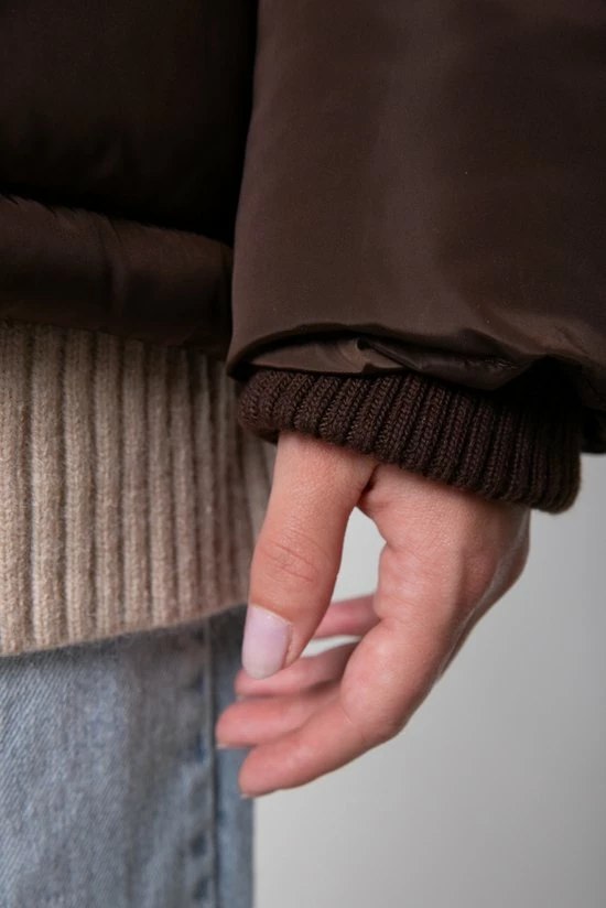 Colourful Rebel Fiona Jas Bruin Dames - Polyester - S 6 Colourful Rebel Fiona Jas Bruin Dames - Polyester - S - Afbeelding 6