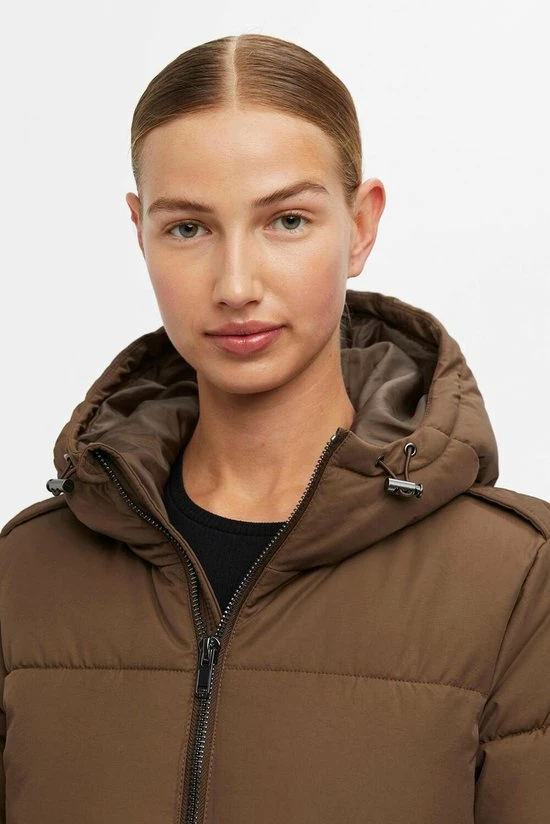 Object Jas Objzhanna L/s Long Jacket Noos 23030254 Dark Earth Dames Maat - S 5 Object Jas Objzhanna L/s Long Jacket Noos 23030254 Dark Earth Dames Maat - S - Afbeelding 5