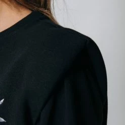 Colourful Rebel Flower Jurk Zwart Dames - Loose Fit - Katoen - M -Dameskleding Verkoop 550x824 77