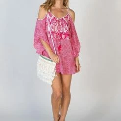 Merkloos Hippy Chick Ibiza Korte Jurk Marlena - L