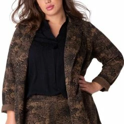 Blazer Dewi Yesta 80CM Brokaat Look